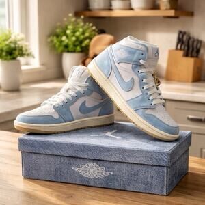 Size 9 Women’s - Air Jordan 1 Mid Denim W OG BOX